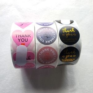 1,500 Thank You Stickers X 3 ROLLS